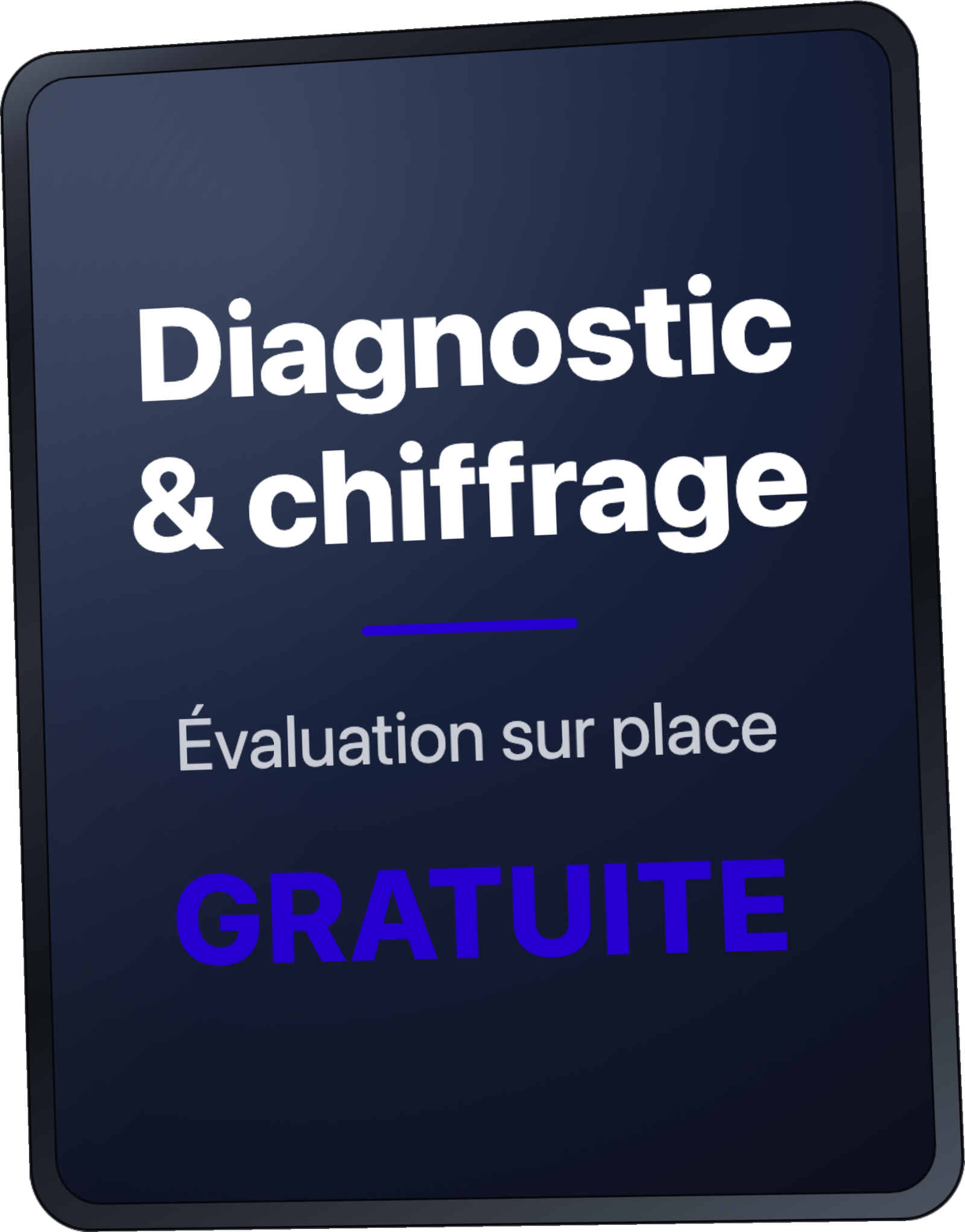 Visite &amp; devis détaillé